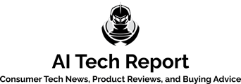 AI Tech Report Robot Logo