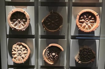 Goguryeo roof tile ends