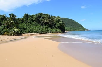 Voyage France Guadeloupe Grande Anse, le lagon