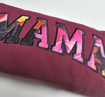 mama sweatshirts applique embroidery - san antonio,tx
