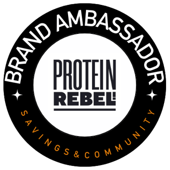 Brand Ambassador Protein Rebel Savings & Community.