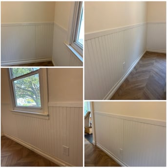 a room with a window and a window