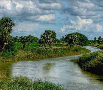 Peaceful village, West Bengal