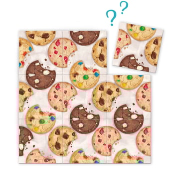 9-Teile Puzzle - Cookies
