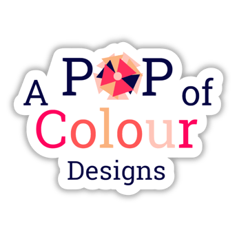 A Pop of Colour Designs logo