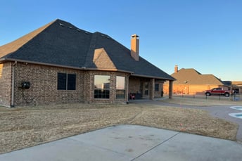 House before Patio