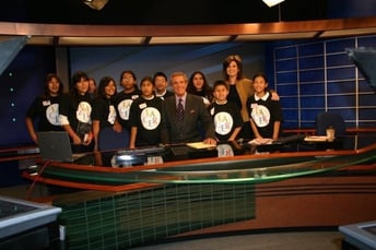 LACER After School Program visits NBCLA studios