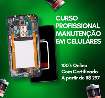 telefone celular desmontado