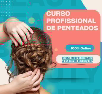 cabeça de mulher com penteado