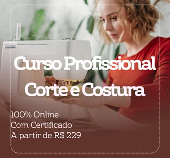 mulher costurando