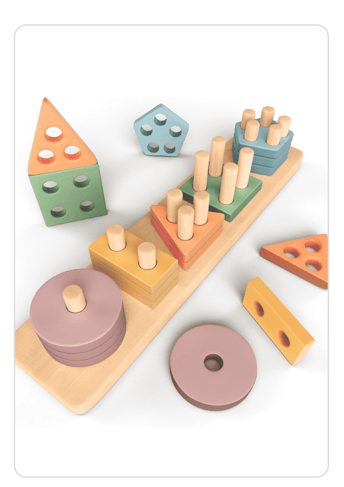 gioco montessori da impilare