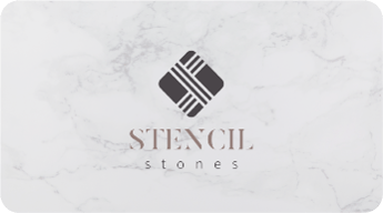 Stencil Stones, marble brand logo