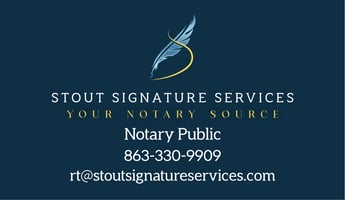 a business card with a bird on it