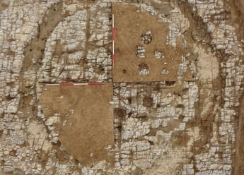 Aerial Photo of a Bronze Age Barrow