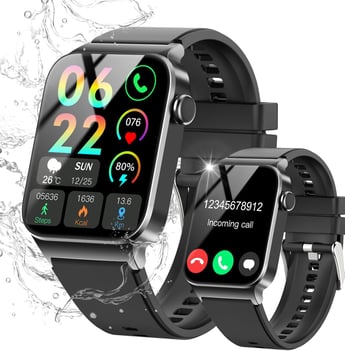  Reloj Inteligente Hombre Mujer, 1.85" 