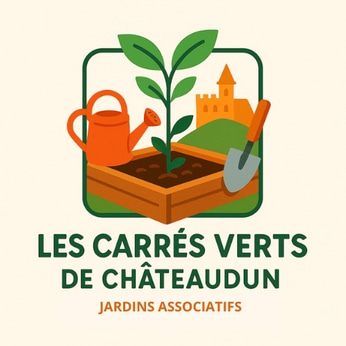 Les carrés verts de Châteaudun logo