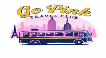 A trip around the world travel logo