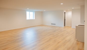 light wood style flooring in living room