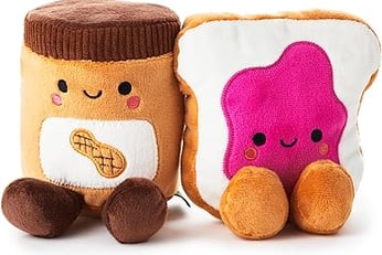 hallmark, peanut butter and jelly, plush toy