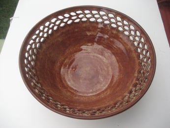 Carved 12 inch Bowl