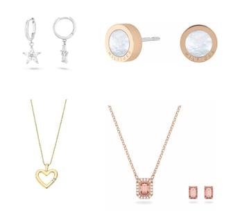 Boucles d'oreilles et colliers pour femmes