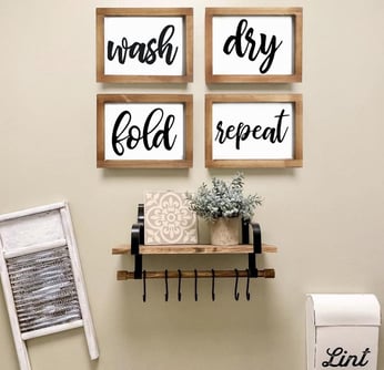 laundry room wall decor