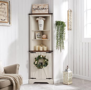 tall corner cabinet 