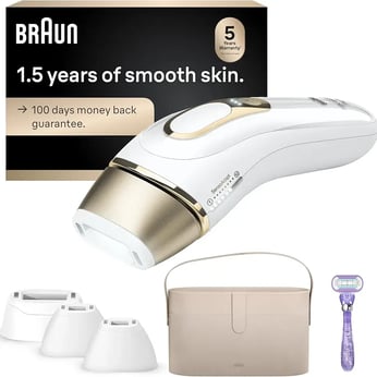 a woman's hair dryer with a bag