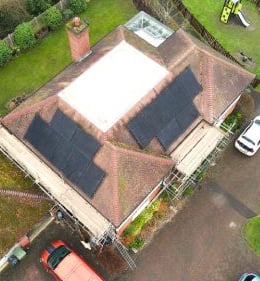 Solar Panel Installation in Stoughton, Guildford, Surrey.