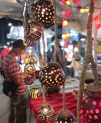 Chaweng Night Market on Koh Samui, Thailand