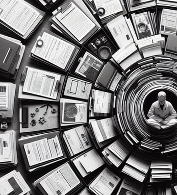 clinical data and patient folder organized around a doctor using cliniDBaudit