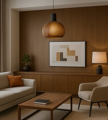interiors of an apartment by BRB Engineering realized through their FF&E service