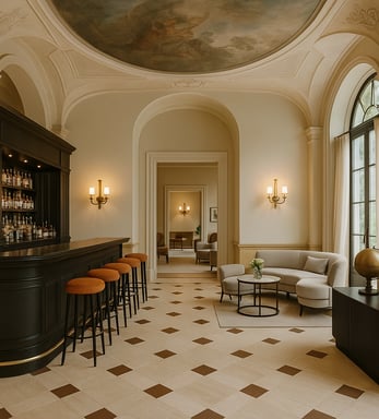interiors of an hotel reliazed by BRB Engineering through their Fit-Out service