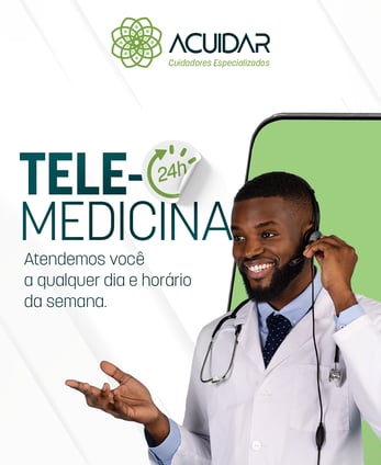 Acuidar oferece telemedicina disponível 24h por dia..