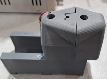 Prototyped work-holding jigs being tested