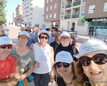 protegidos del sol empieza la marcha