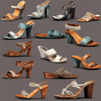 indian-pakistani women footwears