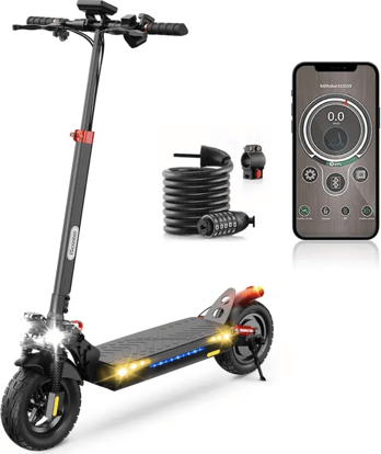 iScooter ix4 Patinete Electrico Adultos, Batería 15Ah, MAX Autonomía 60 KM