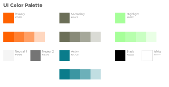 UI color palette