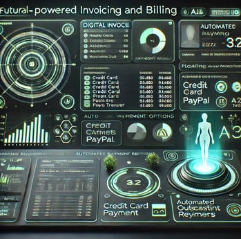 AI-powered invoicing dashboard with automated billing, payment tracking, and smart reminders for pay