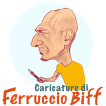 Caricature di Ferruccio Biff logo