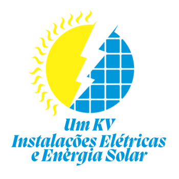 Um kV Instações Elétricas e Energia Solar logo