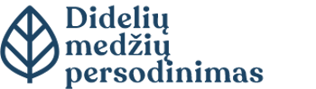 Persodink medį - didelių medžių persodinimas logo