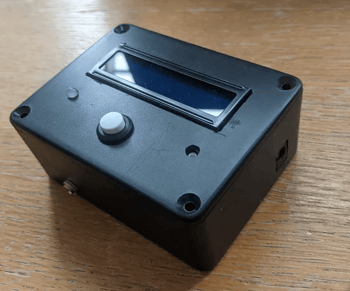 Arduino cw decoder in an enclosure