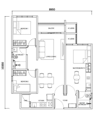 Causewayz Square dual key