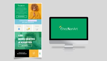 Newsletter emailing graphiste Haykantou