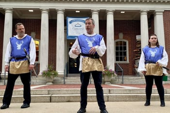 Cast members of Richard II, The World's a Stage Players (2023)