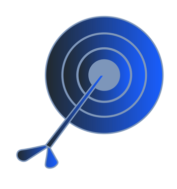Decorative bullseye icon