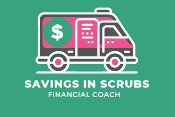 savings in scrubs logo