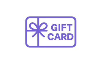 Purple gift card icon symbolizing discreet and anonymous code delivery.